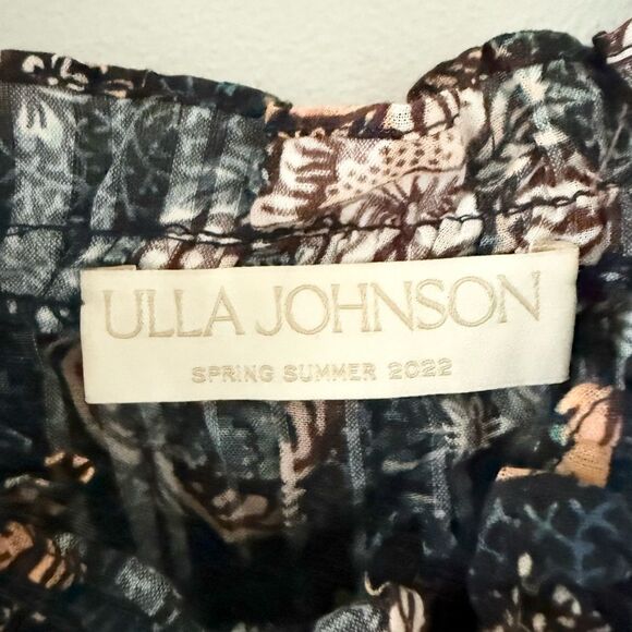 Ulla Johnson Juniper Mini Dress in Twilight Navy Floral - Size 0 - Picture 6 of 7
